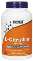 NOW Foods - Citrulline, L-Citrulline, 750mg, 180 vkaps