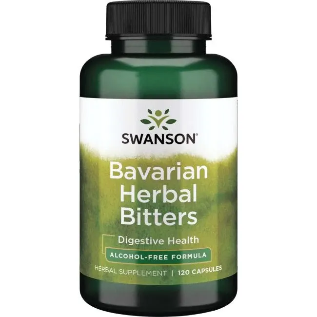 Swanson - Bavarian Herbal Bitters, Wsparcie Trawienia, 120 kapsułek