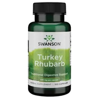 Swanson - Turkey Rhubarb, Digestive Support, 100 Capsules
