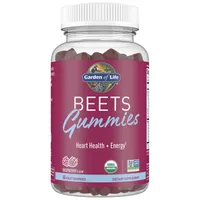 Garden of Life - Beets Gummies, Raspberry, 60 żelek