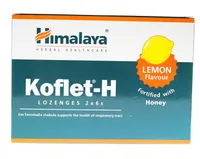 Himalaya - Koflet-H, Cytryna, 12 tabletek do ssania