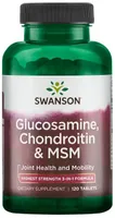 Swanson - Glucosamine, Chondroitin & MSM, 120 tablets