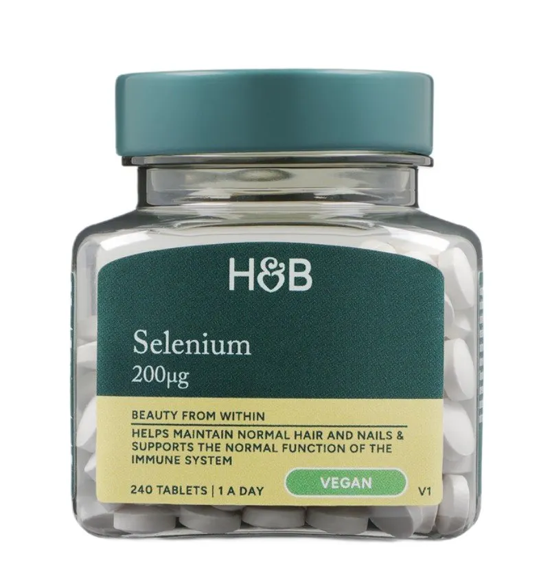 Holland & Barrett - Selen, Selenium, 200 µg, 240 tabletek