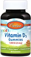 Carlson Labs - Kid's Vitamin D3 Gummies 1000 IU, 60 żelek 