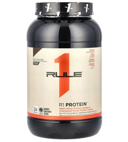 Rule One - R1 Protein Naturally Flavored, Chocolate Fudge, Proszek, 902g