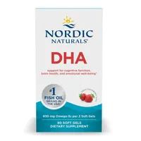 Nordic Naturals - DHA, 830mg, Strawberry Flavor, 90 Softgeles
