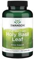 Swanson - Holy Basil Leaf (Tulsi), 400mg, 120 kapsułek