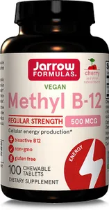 Jarrow Formulas - Methylated Vitamin B-12, 500mcg, 100 Lozenges