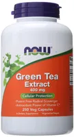 ﻿NOW Foods - Green Tea Extract, Zielona Herbata, 400mg, 250 vkaps