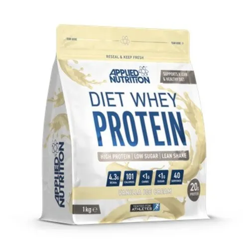 Applied Nutrition - Diet Whey, Lody Waniliowe, Proszek, 1000g