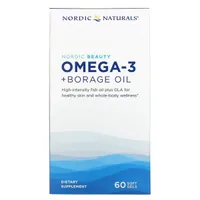 Nordic Natural's - Nordic Beauty Omega-3 + Borage Oil, 60 kapsułek miękkich