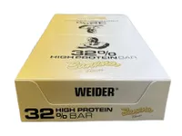 Weider - 32% High Protein Bar, Baton Proteinowy, Banana, 12 Batonów x 60g