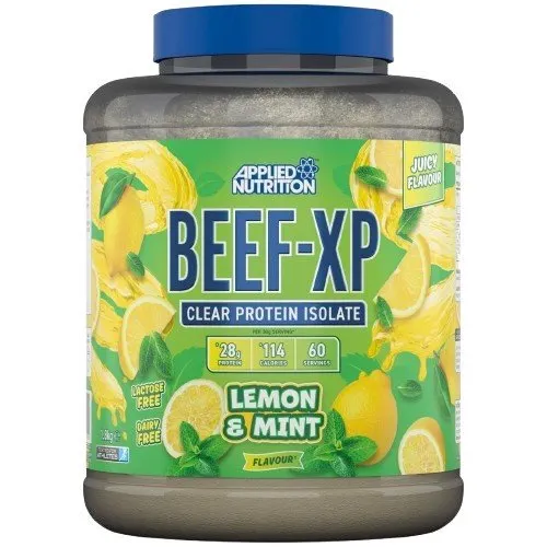 Applied Nutrition - Białko Wołowe, Beef-XP, Cytryna & Mięta, Proszek, 1800g