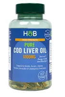 Holland & Barrett - High Strength Pure Cod Liver Oil, 1000mg, 60 kapsułek