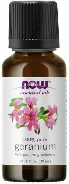 Now Foods - Olejek Eteryczny, Geranium Oil, Płyn, 30 ml