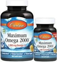 Carlson Labs - Maximum Omega 2000, 90 + 30 Softgeles