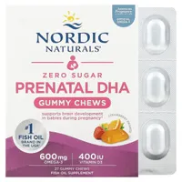 Nordic Naturals - Prenatal DHA, Strawberry Orange, 27 żelek