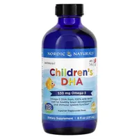 Nordic Naturals - DHA Acids for Children, Strawberry Flavor, Liquid, 237 ml