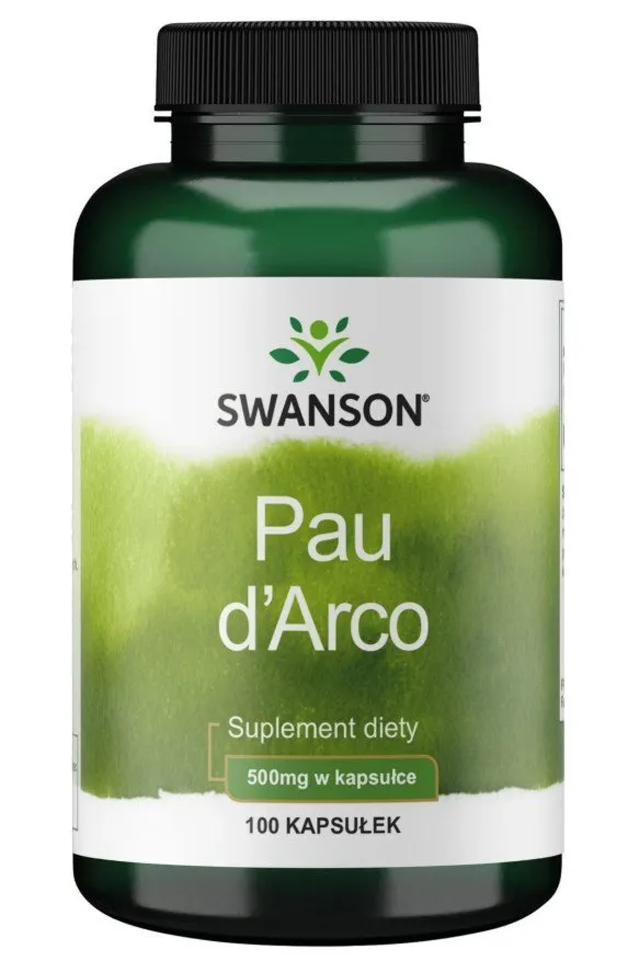 Swanson - Pau d'Arco, 500mg, 100 kapsułek