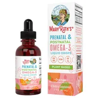 MaryRuth Organics - Prenatal & Postnatal Omega-3 Liquid Drops, Orange, 60 ml