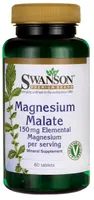 Swanson - Magnesium Malate (Jabłczan Magnezu), 150mg, 60 tabletek