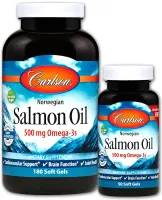Carlson Labs - Norwegian Salmon Oil, 180 + 50 Softgeles