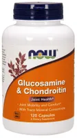 NOW Foods - Glucosamine & Chondroitin with Mineral Concentrate, 120 Capsules