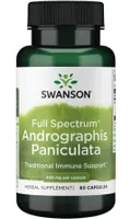 Full Spectrum Andrographis Paniculata, 400mg - 60 caps (EAN 087614114262)