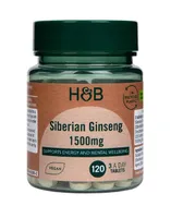 Siberian Ginseng, 1500mg - 120 vegan tablets