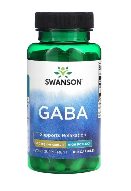 Swanson - GABA, 500mg, 100 kapsułek