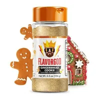 FlavorGod - Gingerbread Cookie Flavored Seasoning, Proszek, 156g