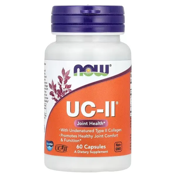 NOW Foods - UC-II Collagen, 60 Vegetarian Softgels
