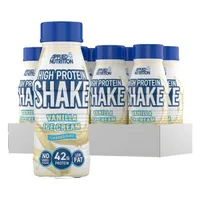 Applied Nutrition - High Protein Shake, Vanilla Ice Cream, Liquid,  8 x 500 ml