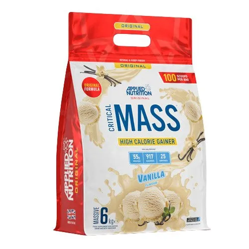 Applied Nutrition - Gainer, Critical Mass, Wanilia, Proszek, 6000g