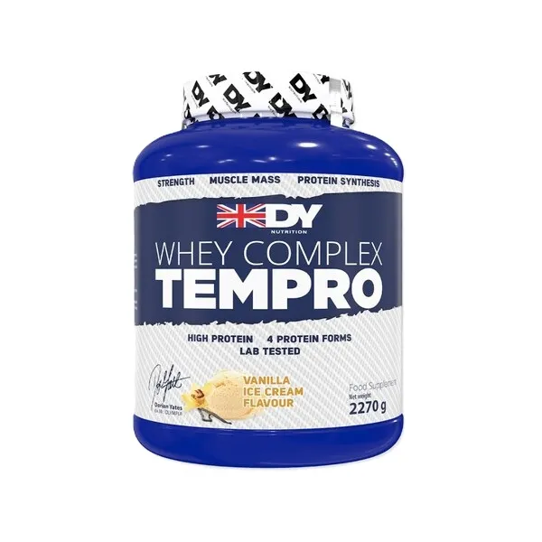 Dorian Yates - Whey Complex Tempro, Odżywka Białkowa, Vanilla, Proszek, 2270g