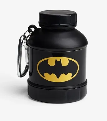 SmartShake - Pojemnik na Odżywki, Whey2Go Funnel, DC Comics, Batman, 110 ml.