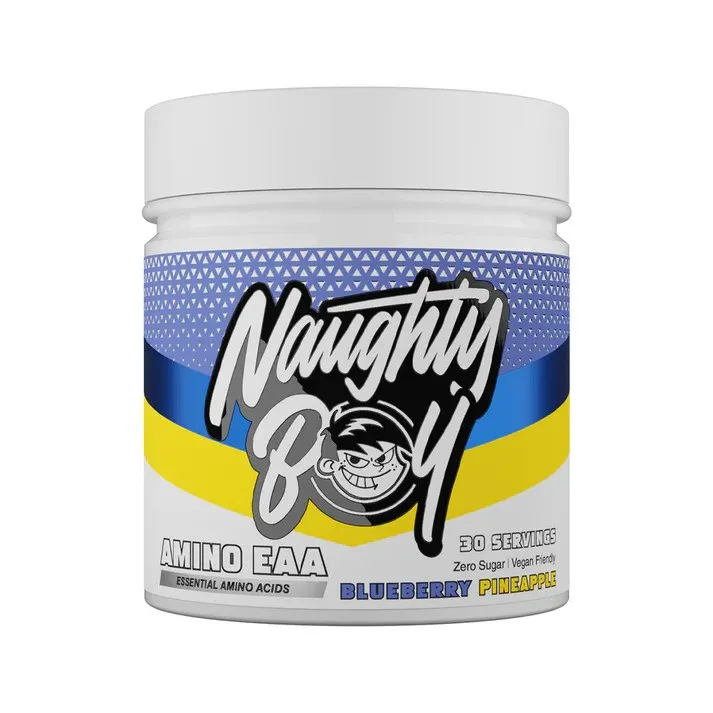 Naughty Boy - Aminokwasy EAA, Blueberry Pineapple, Proszek, 345g
