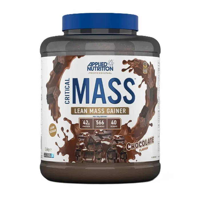Applied Nutrition - Gainer, Critical Mass, Professional, Czekolada, Proszek, 2400g