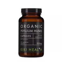 KIKI Health - Psyllium Husks Organic, 120 capsules