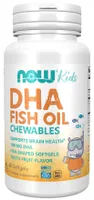 ﻿NOW Foods - Kwasy DHA dla Dzieci, do Żucia, 100mg, 60 kapsułek miękkich