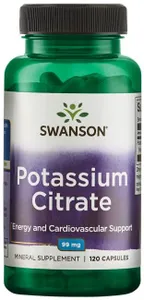 Swanson - Cytrynian Potasu, 99mg, 120 kapsułek