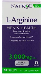 Natrol - L-Arginina, 3000mg, 90 tabletek