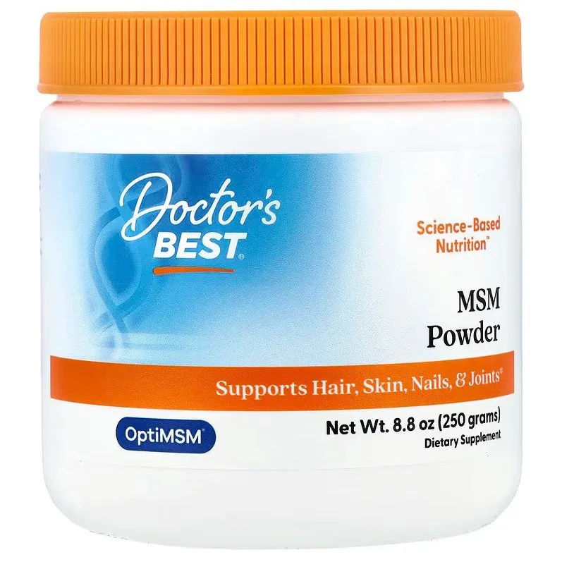 Doctor's Best - MSM with OptiMSM, Vegan, Powder, 250g