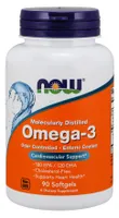 NOW Foods - Omega-3 Molecularly Distilled, 90 Softgeles
