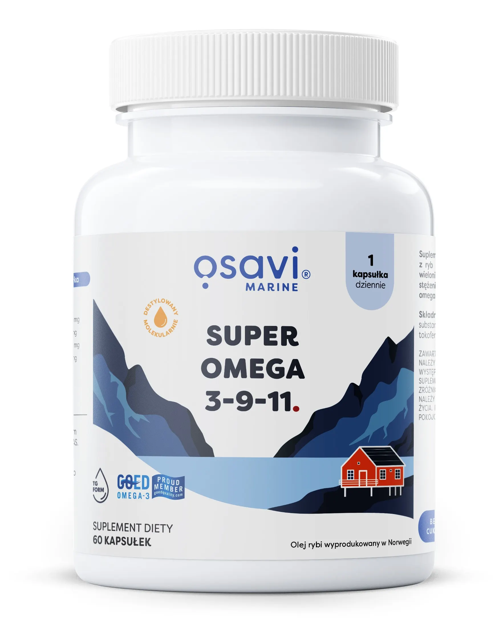 Osavi - Super Omega 3-9-11,  60 kapsułek miękkich