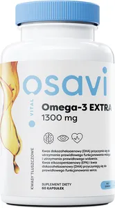 Osavi - Omega 3 Extra, 1300mg, Cytryna, 60 kapsułek miękkich