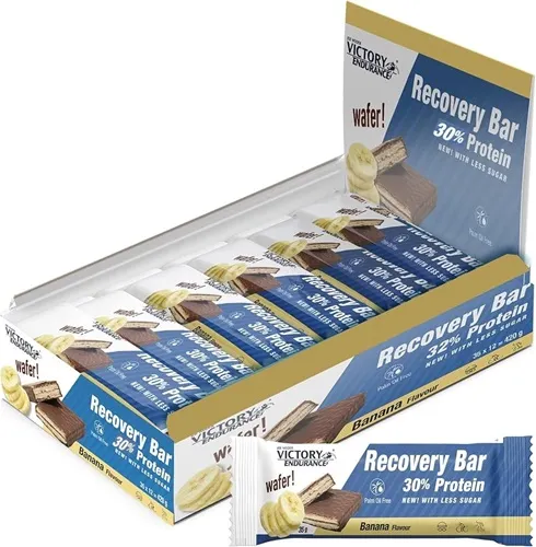 Weider - Baton Regeneracyjny, Victory Endurance Recovery Bar, Banan, 12 x 35 g