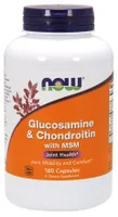 ﻿NOW Foods - Glukozamina Chondroityna  MSM, 180 kapsułek
