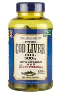 Holland & Barrett - Cod Liver Oil + Multivitamins, 500mg, 180 Softgeles