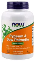 NOW Foods - Pygeum & Saw Palmetto, 120 Softgeles